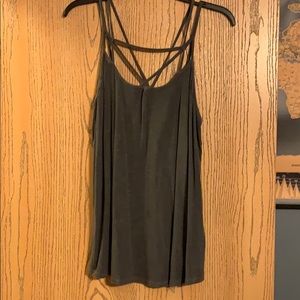 Strappy Grey American Eagle Tank